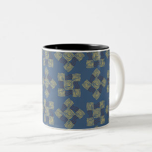 Tasse 2 Couleurs Modèle floral cool