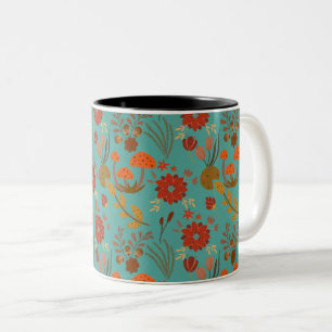 Tasse 2 Couleurs Modèle floral unique