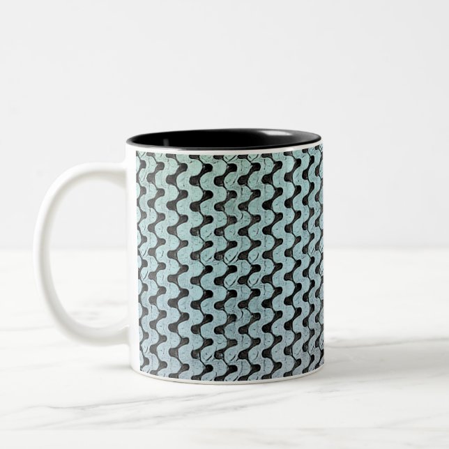 Tasse 2 Couleurs Modern abstract digital pattern design 1246 (Gauche)