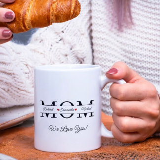 Tasse 2 Couleurs Moderne Meilleure Maman Jamais Personnalisé Café M