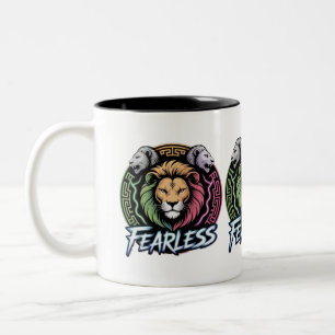 Tasse 2 Couleurs Moins de peur Roi Lion : ***