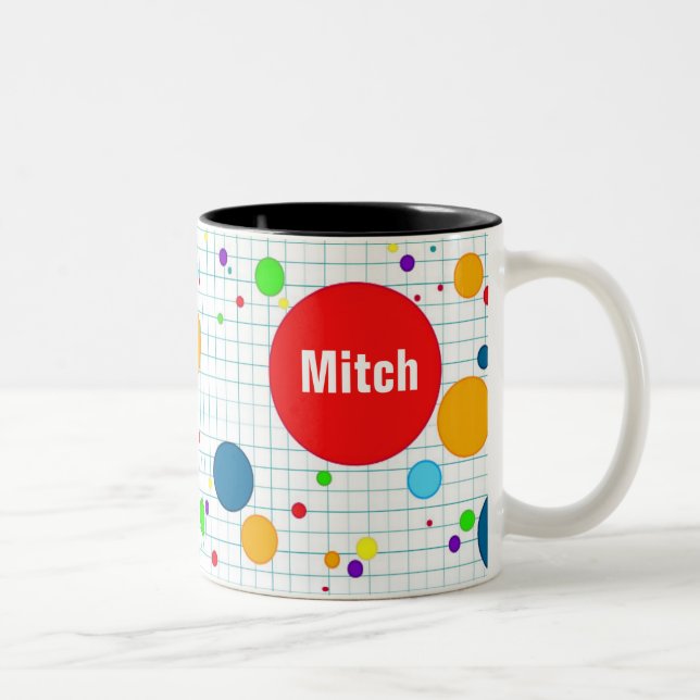 Tasse 2 Couleurs Mok - Jeu vidéo agario - garçon (Droit)