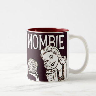 Tasse 2 Couleurs Mombie Retro Zombie