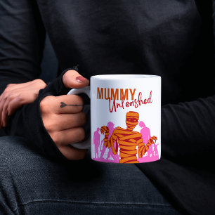 Tasse 2 Couleurs momie de la collection de timbres d'Halloween cont
