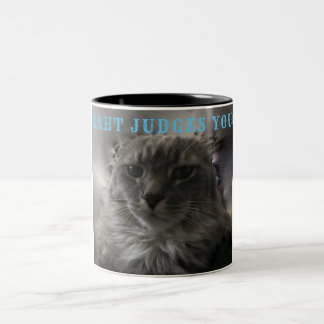 TASSE 2 COULEURS MON CHAT VOUS JUGE