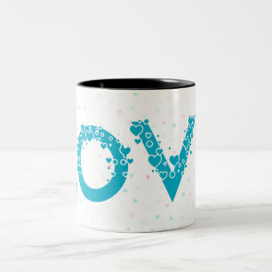 Tasse 2 Couleurs Mon cœur est, et sera toujours, le vôtre.