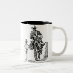 Tasse 2 Couleurs Mon Dad´s un cowboy