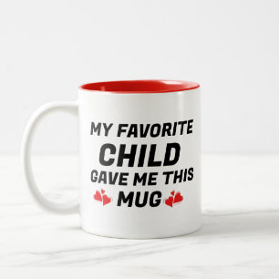Tasse 2 Couleurs Mon Enfant Préféré M'A Donné Cette Fête Des Mères 