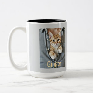 Tasse 2 Couleurs Mon papa chat parfait,