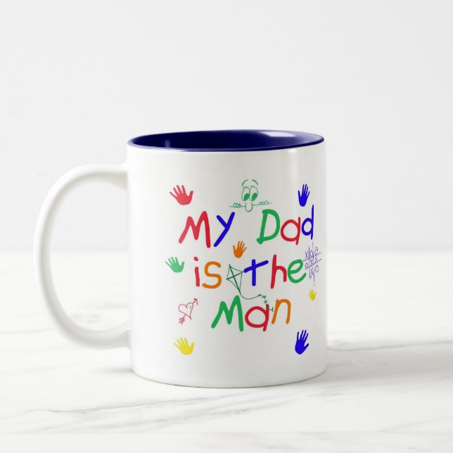 Tasse 2 Couleurs Mon Père Est L'Homme (Gauche)