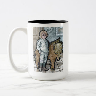 Tasse 2 Couleurs Mon premier animal de compagnie #4 - Surreal Odd G