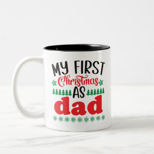 Tasse 2 Couleurs Mon premier Noël comme papa