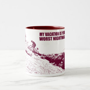 Tasse 2 Couleurs Mon Vacance Est Votre Pire Cauchemar