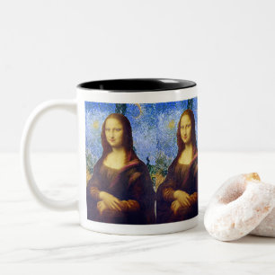Tasse 2 Couleurs Mona Lisa et Van Gogh