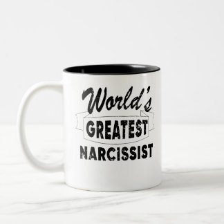Tasse 2 Couleurs Monde le plus grand narcissiste