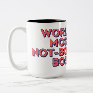 Tasse 2 Couleurs Mondes les plus ennuyeux Boss