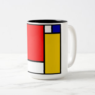 Tasse 2 Couleurs Mondrian 4