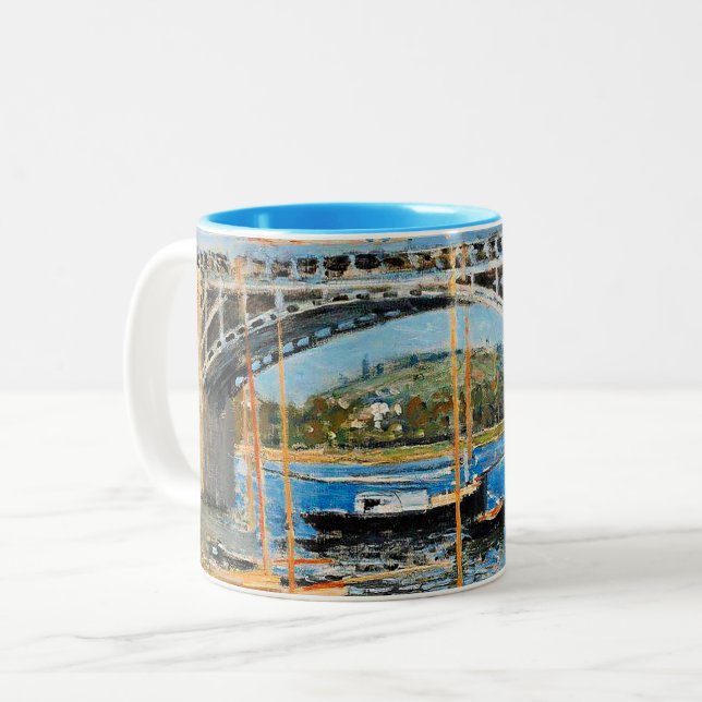 Tasse 2 Couleurs Monet - The Bridge over the Seine, (Devant gauche)