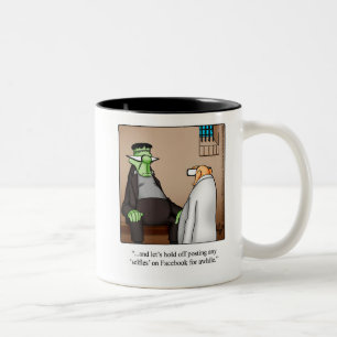 Tasse 2 Couleurs Monster Humour "Spectickles"