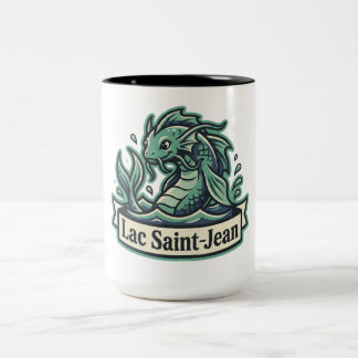 Tasse 2 Couleurs Monstre d'eau du lac Saint-Jean