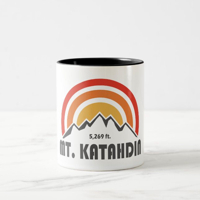 Tasse 2 Couleurs Mont Katahdin (Centre)