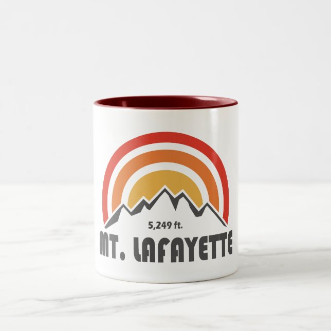 Tasse 2 Couleurs Mont Lafayette New Hampshire (Centre)
