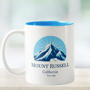 Tasse 2 Couleurs Mont Russell California Sierra Nevada souvenir
