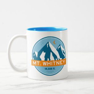 Tasse 2 Couleurs Mont Whitney Californie Étoiles Lune