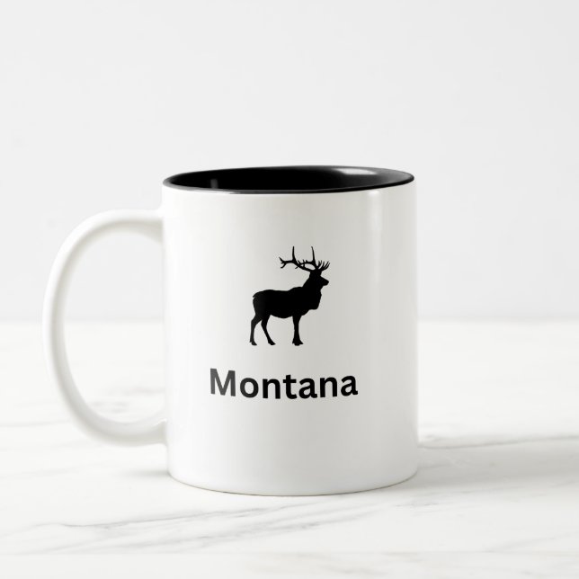 Tasse 2 Couleurs Montana Elk (Gauche)