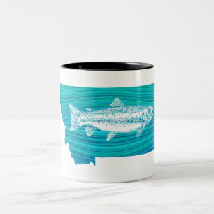 Tasse 2 Couleurs Montana Wave Fishing