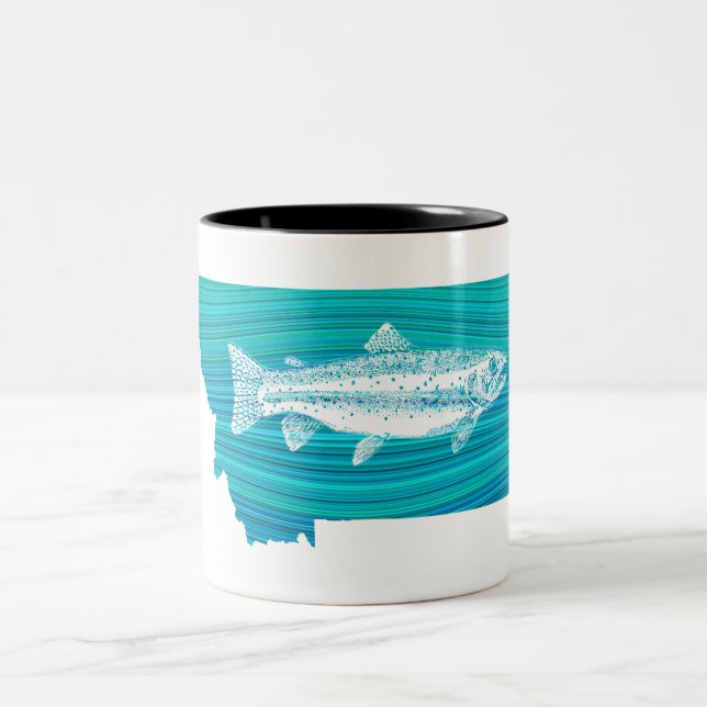 Tasse 2 Couleurs Montana Wave Fishing (Centre)