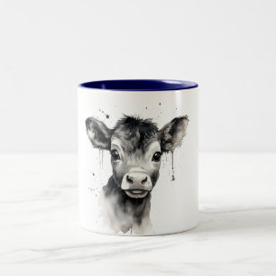 Tasse 2 Couleurs ☕ 🐄 "Moo-ment of Zen" 🐄 de vaches ☕