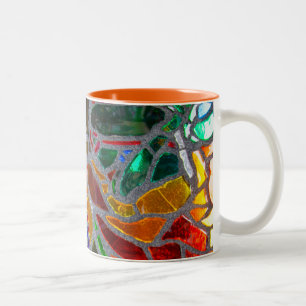 Tasse 2 Couleurs Mosaïque de verre brisé