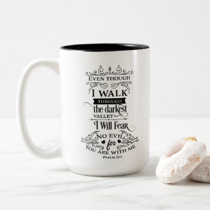 Tasse 2 Couleurs Mot d'inspiration religieuse