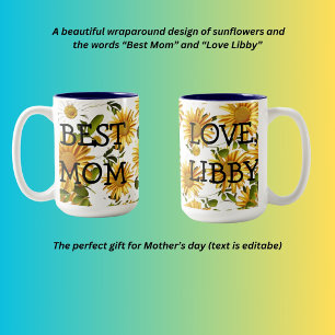 Tasse 2 Couleurs Motif de la fête des mères