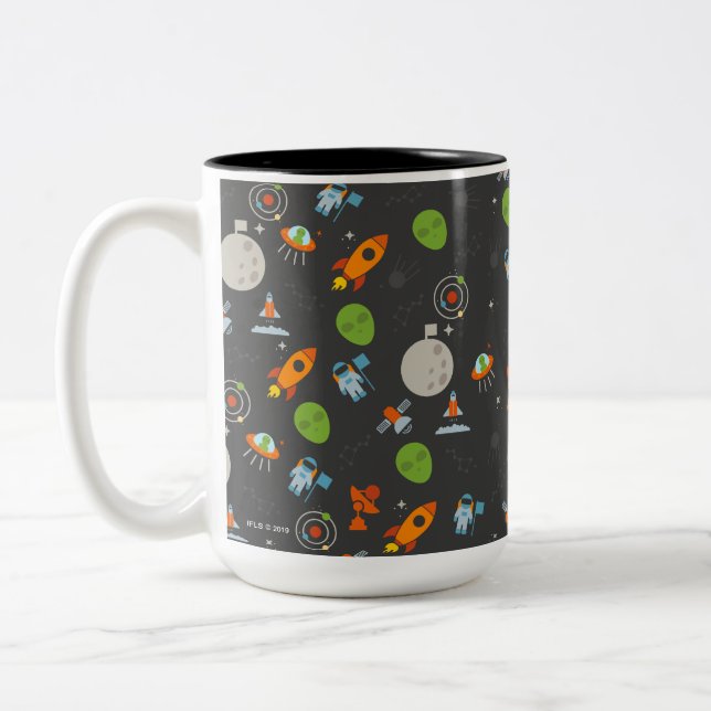 Tasse 2 Couleurs Motif de l'espace (Gauche)