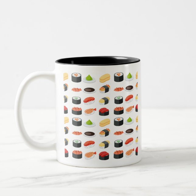 Tasse 2 Couleurs Motif de sushi d'amusement (Gauche)