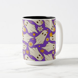 Tasse 2 Couleurs Motif d'Halloween Ghosts