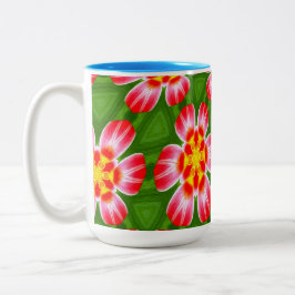 Tasse 2 Couleurs Motif Red Lilies