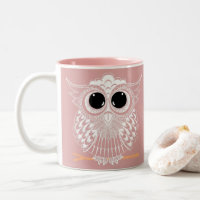 Motif sage mignon de henné de griffonnage de