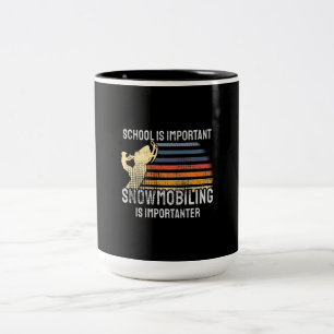 Tasse 2 Couleurs Motoneige Motoneige