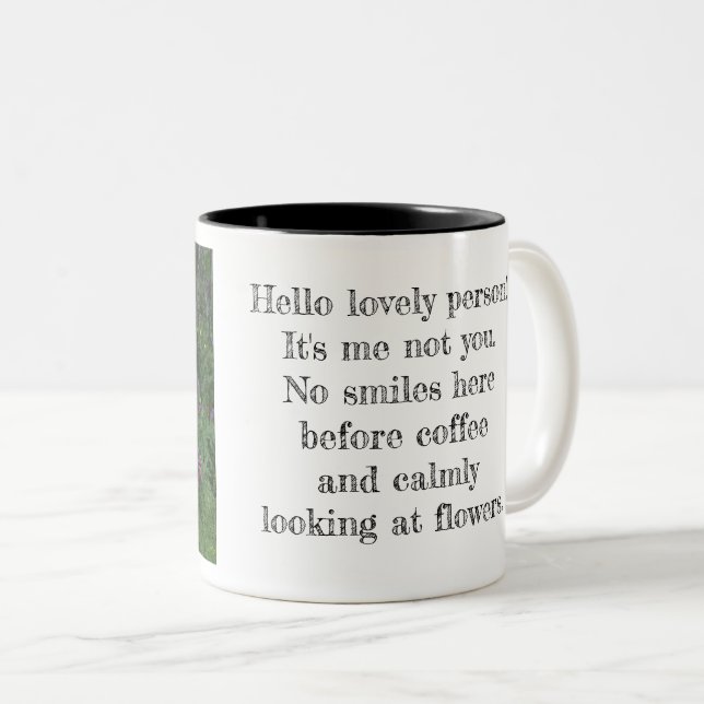 Tasse 2 Couleurs Moufle du matin (Devant droit)