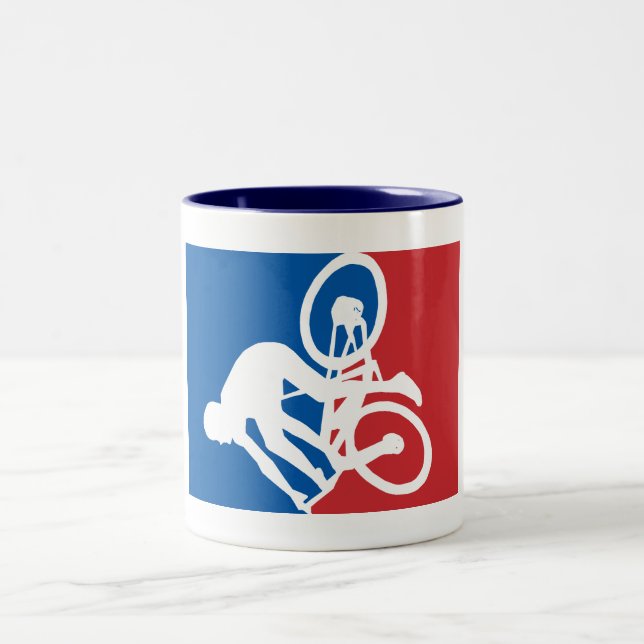 Tasse 2 Couleurs Mountain Bike Crash All Star (Centre)