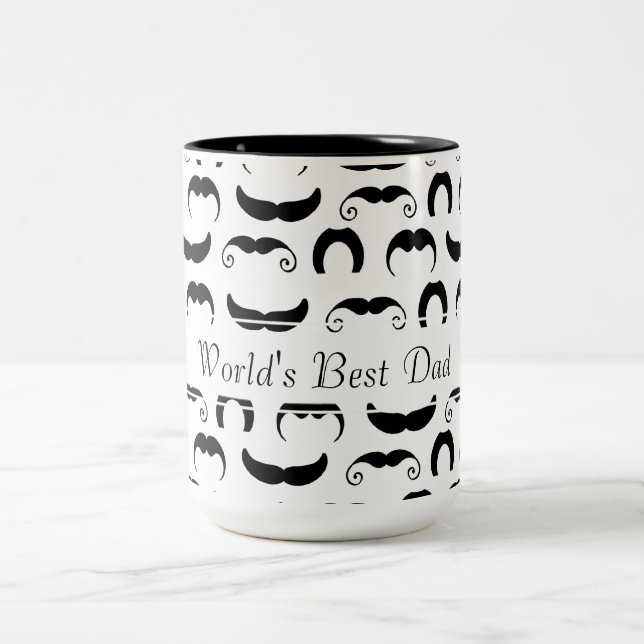 Tasse 2 Couleurs Moustaches (Centre)