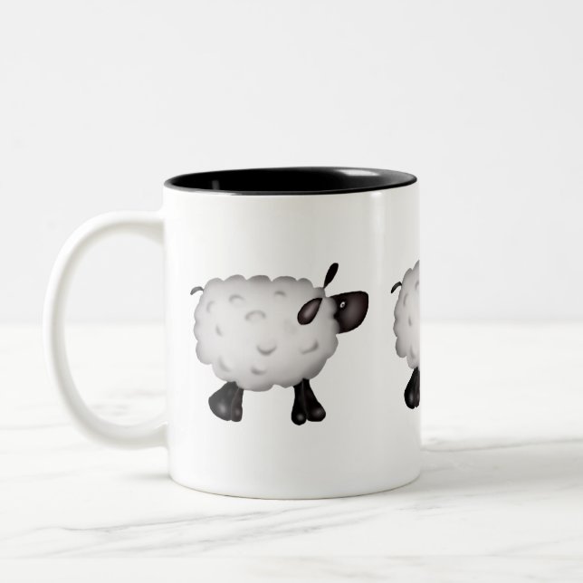 Tasse 2 Couleurs Mouton (Gauche)