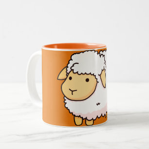 Tasse 2 Couleurs Mouton blanc