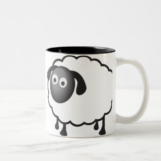 Tasse 2 Couleurs Moutons blancs