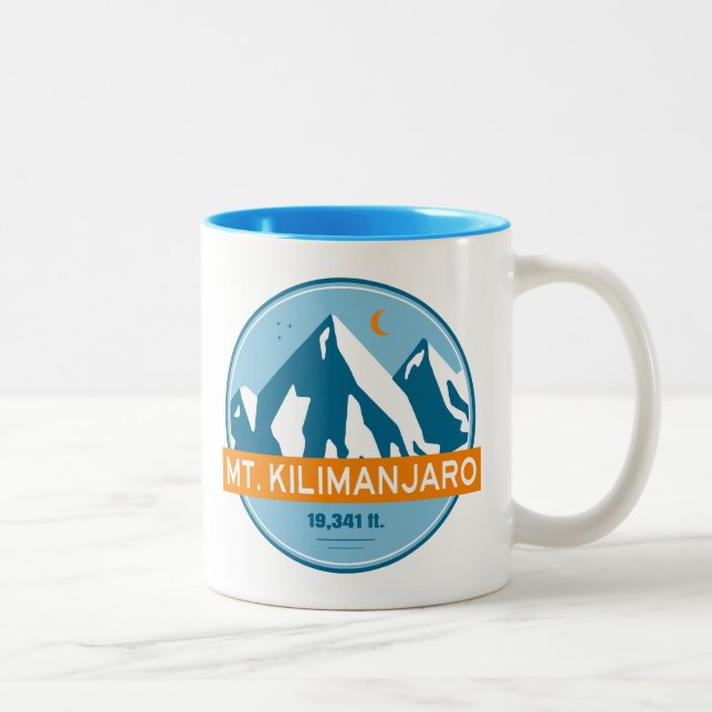 Tasse 2 Couleurs Mt. Kilimanjaro Stars Moon (Droit)