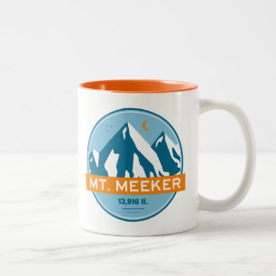 Tasse 2 Couleurs Mt Meeker Colorado Stars Moon