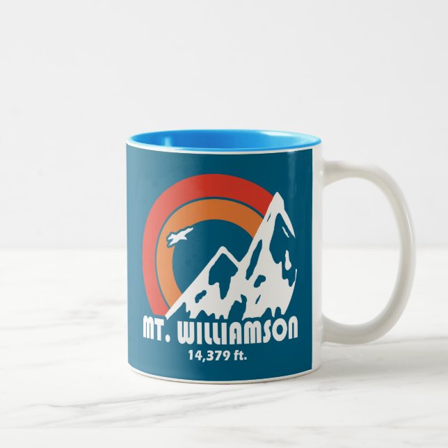 Tasse 2 Couleurs Mt. Williamson California Sun Eagle (Droit)